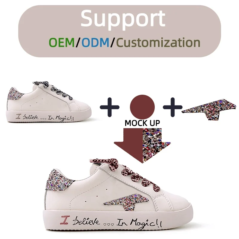 Custom Fashion Boys Casual Shoes CCDB Star Toddler Baby Kids Sneakers Footwear  Designer Leather Children Sport Shoes Girls 5