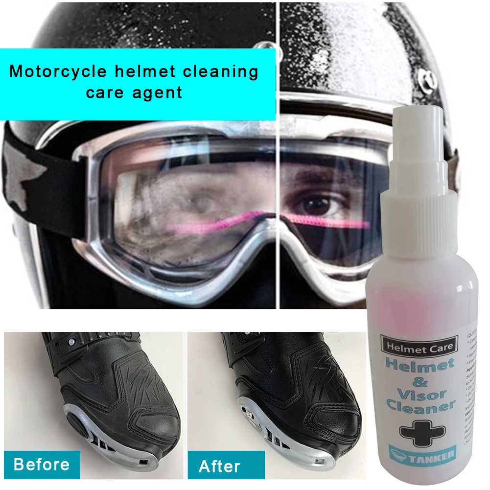 Motorbike Helmet Visor Cleaner Motorcycle Bicycle Helmet Cleaning