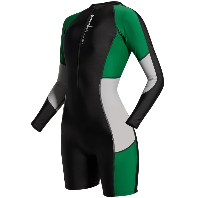 One Piece Woman Long Sleeve Women's Swimming Diving Suit Fused Swimsuit Women Spearfishing Wetsuit Female Surfing Rashguard