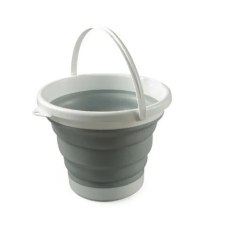 Folding Bucket 3L Collapsible Portable Water Bucket for Car Washing Fishing Camping