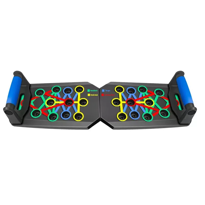 Foldable Push-Ups Stands Time Counting Multifunctional Board Stand Chest and Abdominal Muscle Trainer Fitness Equipment