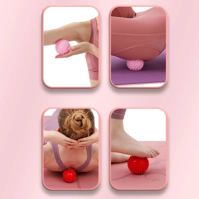 Spiky Massage Ball Exercise Exercise Hand Foot Pain Relief Plantar Relievers Muscle Soreness Relief Gift To Wife/Mom