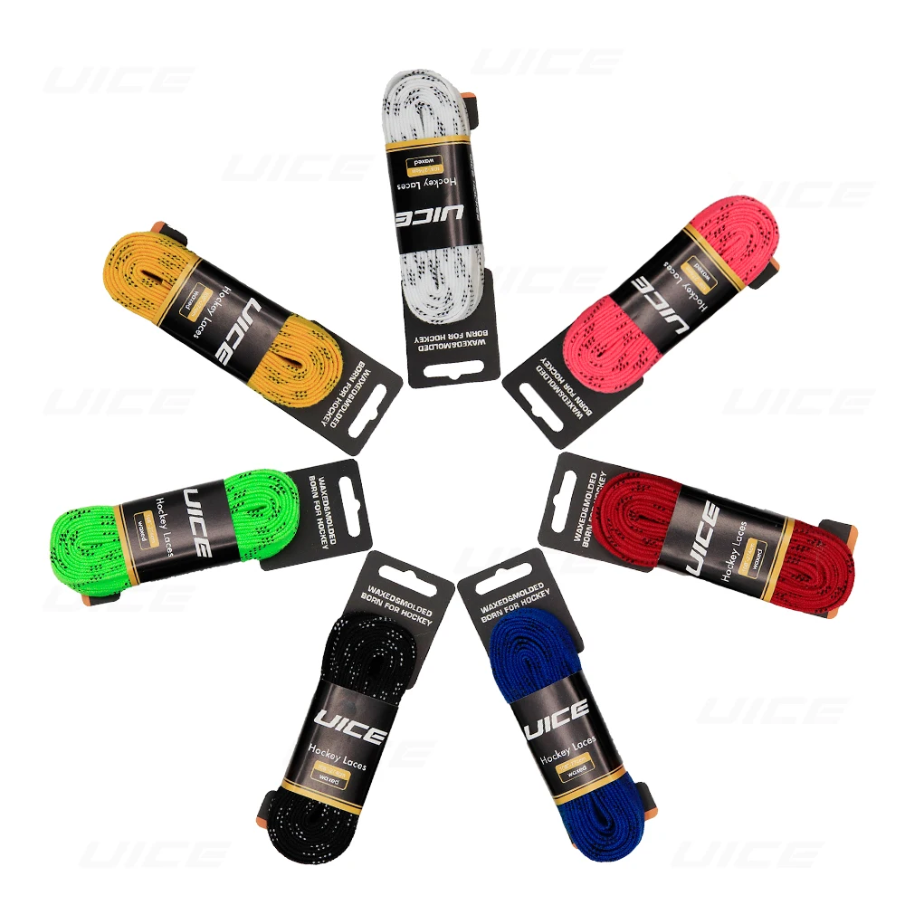 Ice Hockey Skate Laces 84-120in Nylon Dual Layer Braid For Sports Roller Derby Skates Skates Boots Ice Hockey Skates Shoe 6