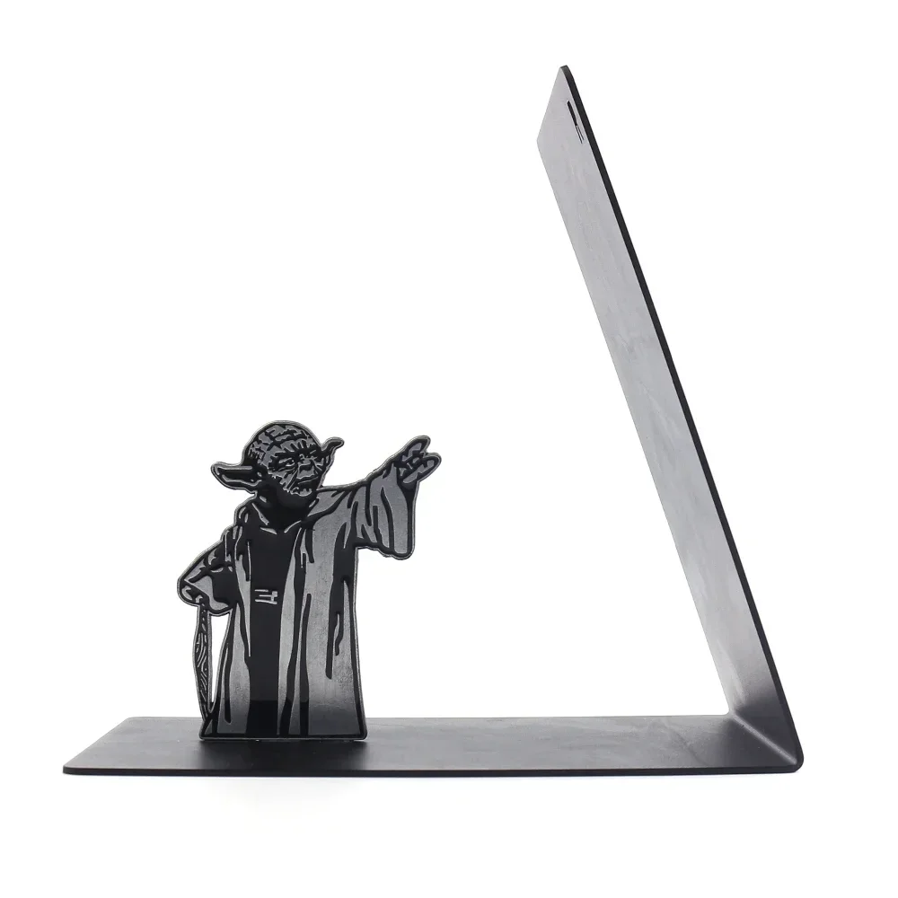 Book Holder 1PCS Master Yoda Bookend Sturdy Book Support Table Desk Decoration Classic Character Book Holder for Men Women Movie Fans