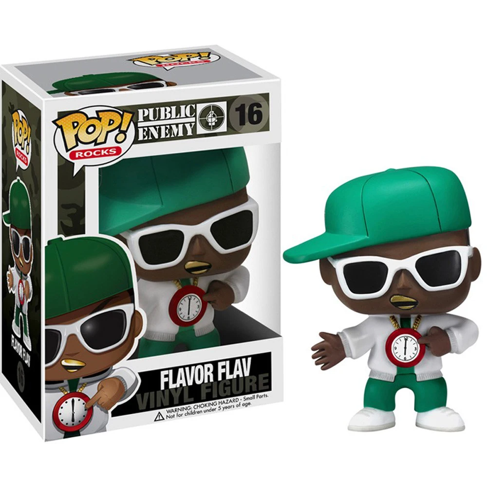 FUNKO POP フィギュア chuck d flavor flav Funko Pop Public Enemy Set Chuck D #15 and Flava Flav #16