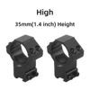 Vector Optics 30mm Dovetail Scope Rings Series For 11mm 3/8" Dovetail Rail Anti- Full Metal 2