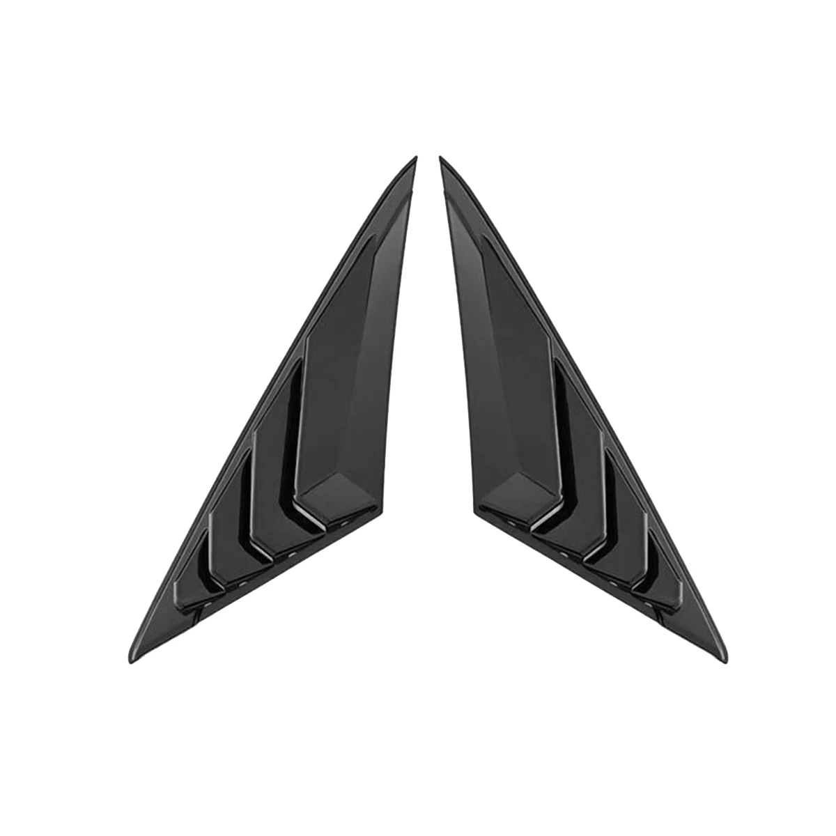 

Яркая черная задняя боковая решетка оконного жалюзи для Hyundai Elantra 2021-2023