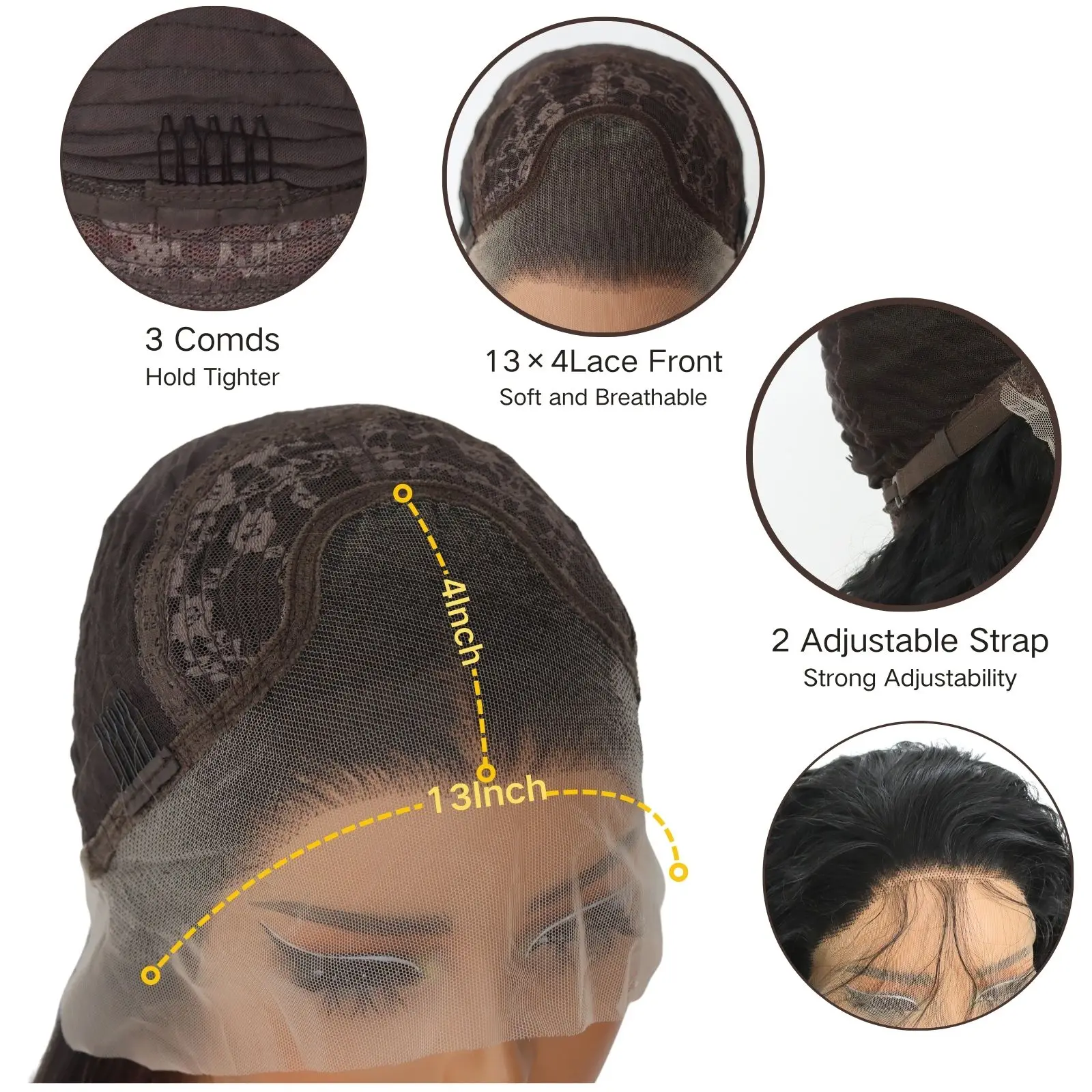 Short Curly Bob Lace Front Synthetic Wigs Black Short Curly 13x4 Lace Front Wig Pre Plucked Natual Hairline Wig14 Inch