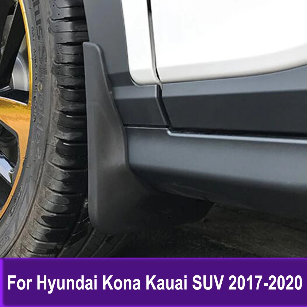 Paraspruzzi Anteriori Posteriori Per Auto Per Hyundai Kona Kauai Suv 2017 2018 2019 2020 Parafanghi Paraspruzzi Accessori Parafango