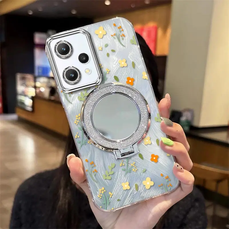 Lovely Flower Bracelet Holder Phone Case Cover