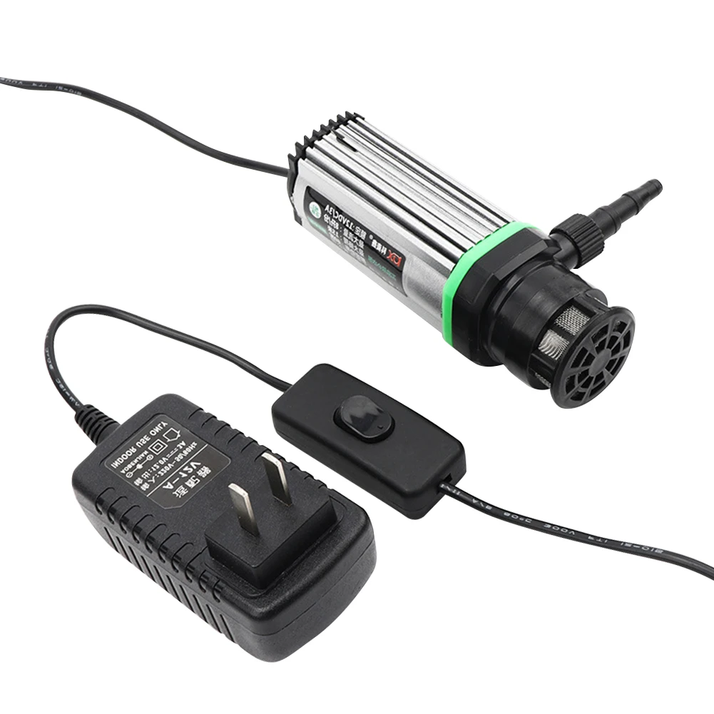 DC 12V Submersible Water Pump Ultra-quiet Bottom Suction Water Pump Multifunctional for Car Washing Fish Tank Flower Watering