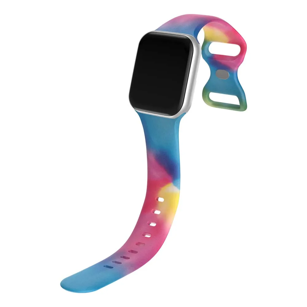 Vibrant Patterned Silicone Watch Strap - Premium Quality & Stylish Design