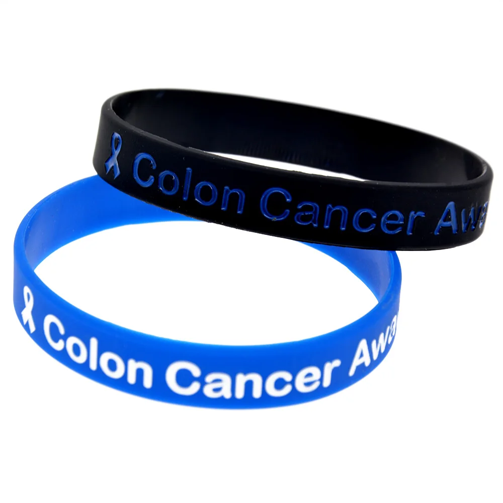 SUPPORT WRISTBAND BRACELET BLUE COLON CANCER CHILD ABUSE POLICE BULLYING  WATER ! | eBay