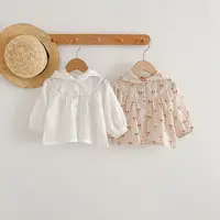 Vêtements d'été fins pour nouveau-nés filles, vêtements de Protection solaire, imprimé cerise, manteau à capuche, veste ventilée, vêtements pour enfants 1