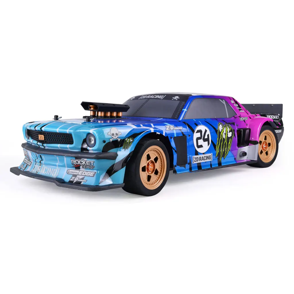 ZD Racing EX07 1/7 4WD RC High-speed Professional Flat Sports Car Electric Remote Control Model Adult Children Kids Toys Gift 2