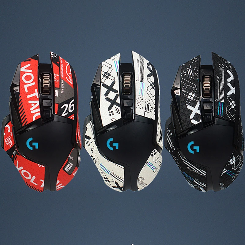Mouse Grip Tape Skate Handmade Sticker Non Slip Lizard Skin Suck Sweat For Logitech G502 Hero Pc Gamer Diy Without Mouse