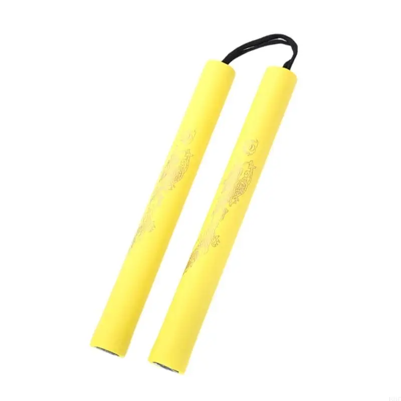 Two Section Martial Arts Nunchucks with Rope Suitable for Beginner Training 1Pc