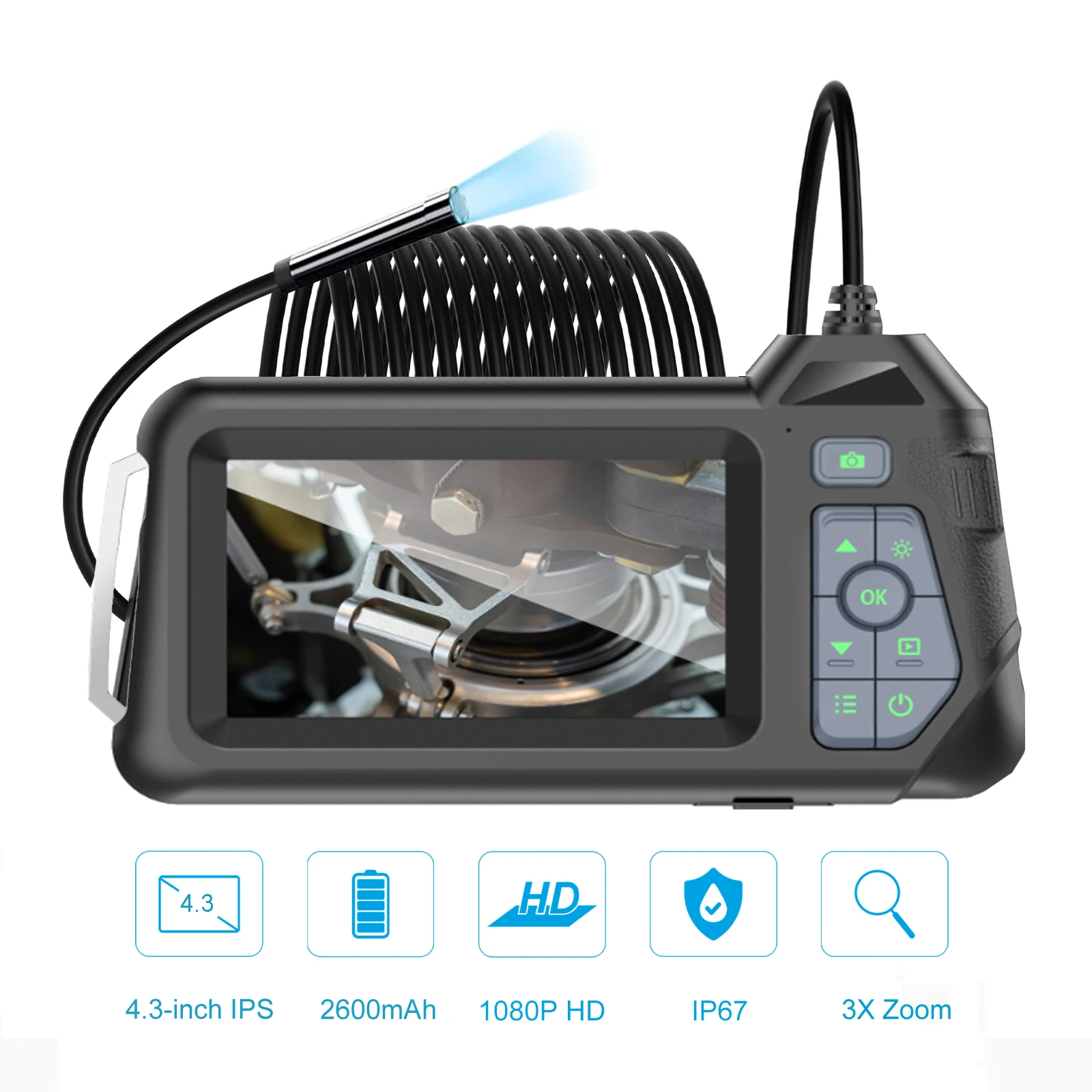  CMOS ð ˻ ̰ ī޶  ̰, 2MP 1080P 4.3 ġ IP ũ, 5.5mm, 8mm