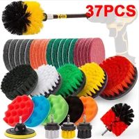 Drilling Brush Polishing Sponge Pad Set Power Scrubber Cleaning Kit Car Home Clean Tools Scrub Brush Set Power Drill Accessories 1
