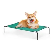 Dog Bed Elevated Dog Bed Cooling Raised Dog Cot Indoor & Outdoor Waterproof Dog Cat Bed