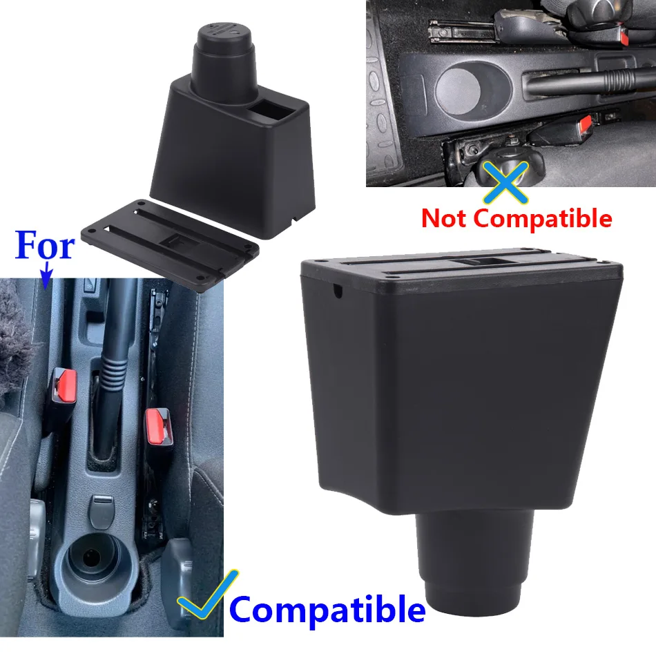 르노 로건 2용 암레스트, 르노 산데로 2용 자동차 암레스트 박스, 인테리어 특수 개조 부품 액세서리, 암 스토리지 박스