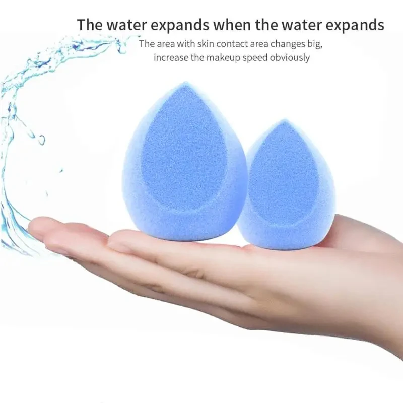 Velvet Makeup Sponge Microfiber Surface Cosmetic Puff Water Drop Mixing Puff Foundation Tools 1pc Facial Powder BB Cream Puff 6