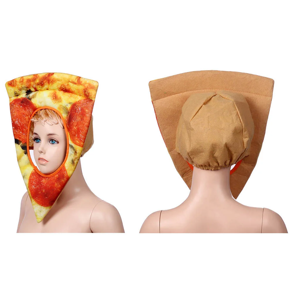 

Party Performance Props Strawberry Shaped Hooded Hat Halloween Costumes Pizza Hallowen