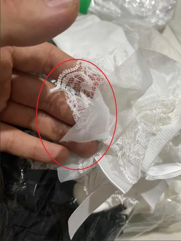 Mädchen Lolita Strümpfe Y2k Rüschen Lange Socken Strümpfe Japanischer Stil Kawaii Schleife Niedliche Spitzenarbeit Kniestrümpfe Strümpfe – Detail 2