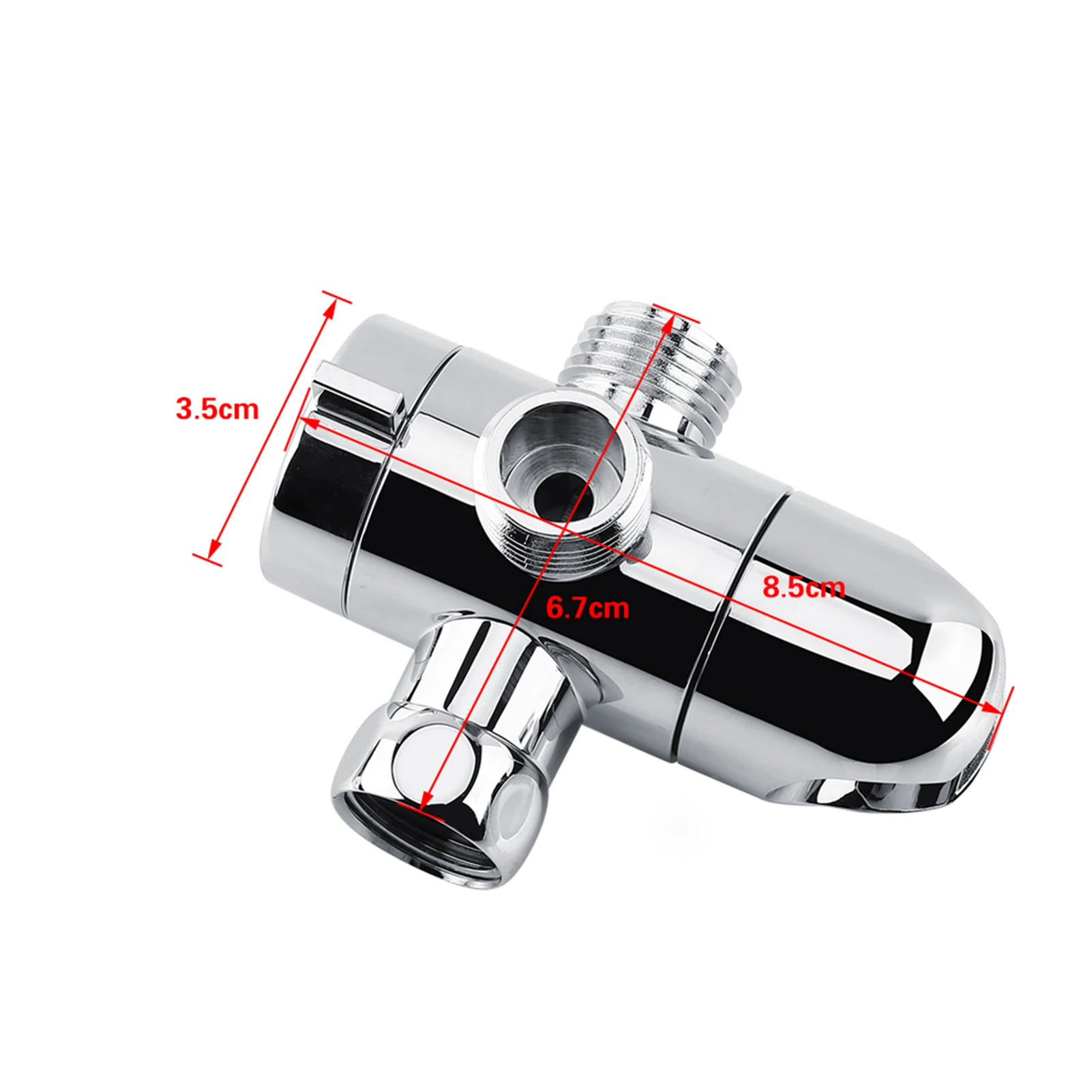 3 way shower diverter 3‑Way Shower Diverter and Mount Combo Shower Arm Mounted Valve Bathroom shower diverter