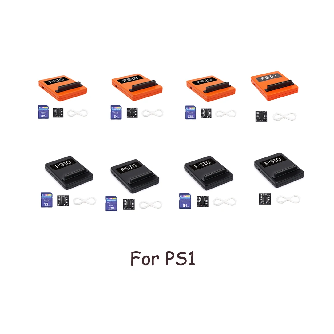 PSIO Optical Drive Emulator Kit for PlayStation1 PS1 with SD Card Installed Fat Retro Console