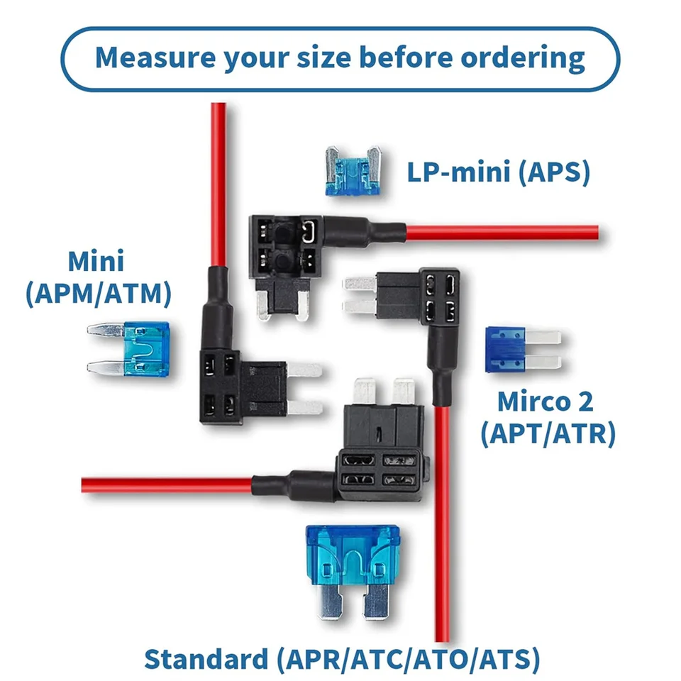 Portafusibili per auto 12V Porta APM Rubinetto Mini lama Micro Auto Motri Assicurazione 5 pezzi Adattatore ATM Set di fusibili accessori – acquista a prezzi convenienti sul marketplace