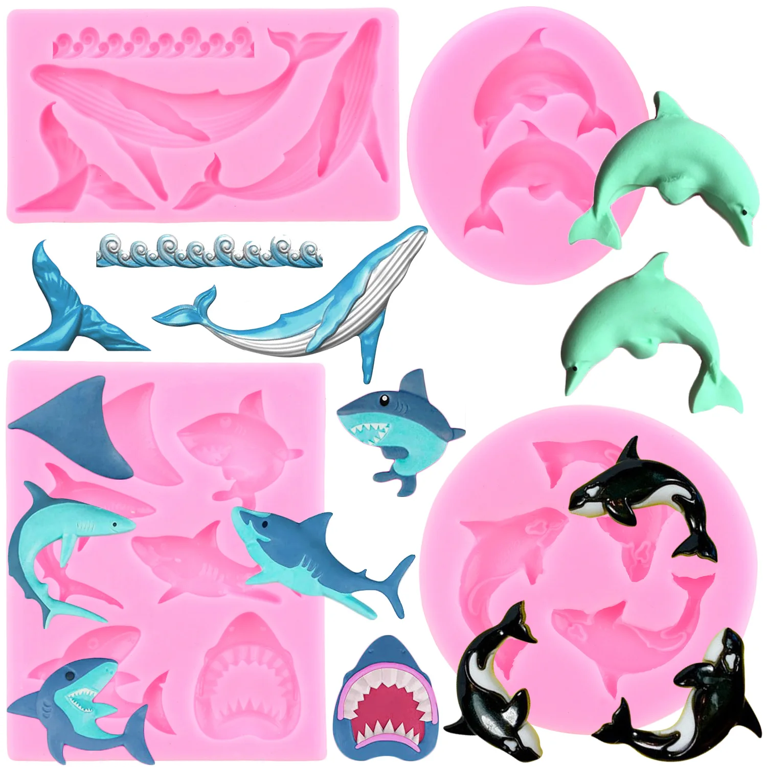 dolphin-fondant-silicone-mold-shark-cake-molds-diy-cake-decorating