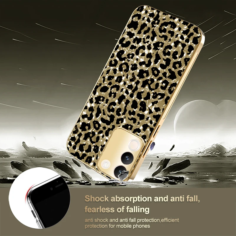 Leopard Print Fusion Advanced Phone Case - Cool Style & Anti-Drop Cover