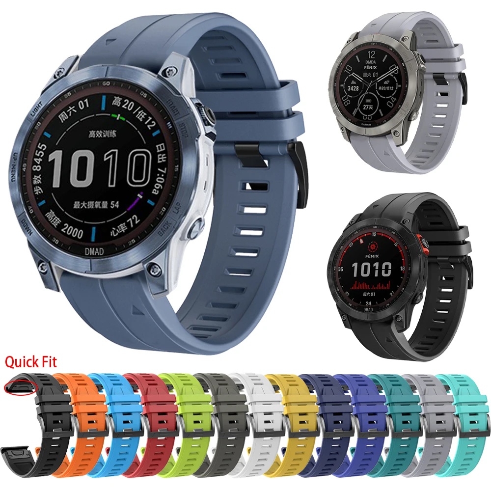 Premium Quick Fit Smart Watch Band - 22mm/26mm Strap Release Bracelet