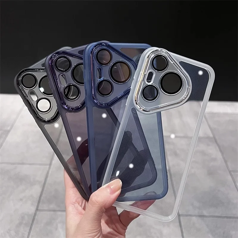 Ultra Soft Silicone Transparent Case with Camera Protection & Shockproof Bumper