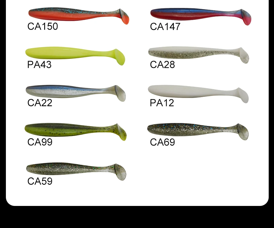 KESFISHING Weicher Angelköder ES Easy Shiner 50mm 76 100 125 150 180mm Isca Artificial Silikon-Angelköder Pesca für Hecht und Barsch – Detail 9