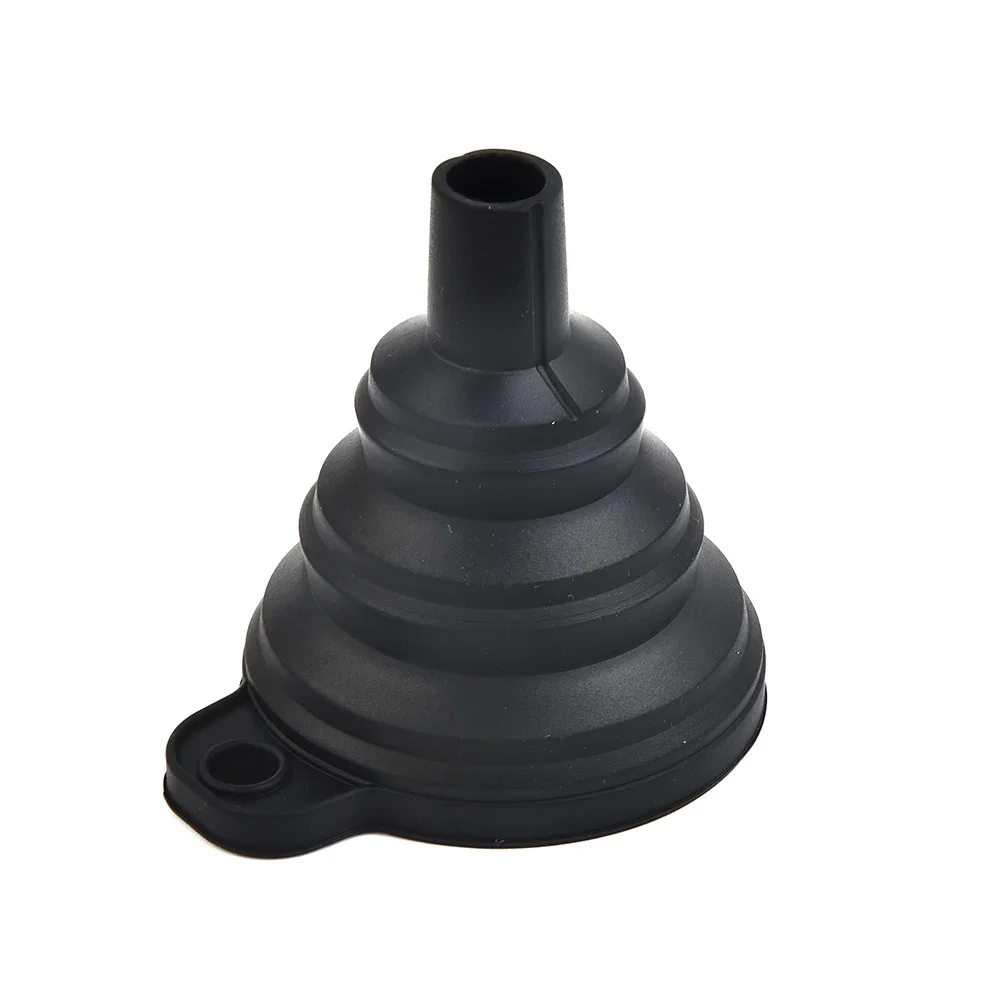 Car Funnel Engine Funnel Silicone Liquid Washer Fluid 0.9CM 7cmX6cm Silicone Foldable Car Oil Filling Equipment Parts