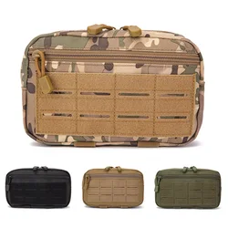 EDC Molle Tactical Pouch Compact Utility Pouches MOLLE Pouch Military Waist Belt Bag Medical Bags Phone Case Hunting Accessories