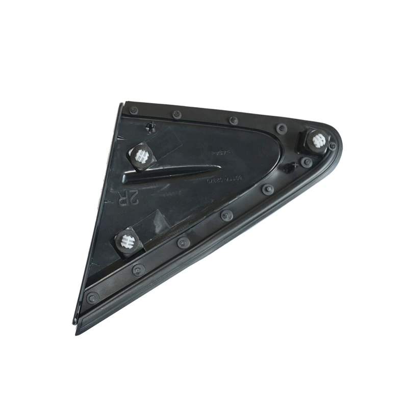 QASULER Copertura triangolare angolare for specchietto retrovisore anteriore auto nera adatta, for TOYOTA, for Corolla, 2014 2015 2016 60118-02170 60117-02170 Copertura triangolare per specchietto ret