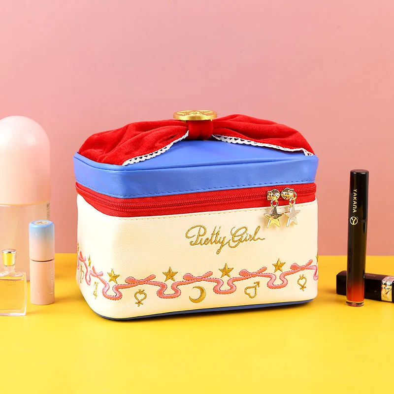 

cute sailor moon cosmetic bag beauty case multifunction ladies wash toiletry organizer travel make up cases storage bags