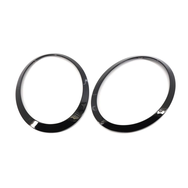 Glänzend schwarz Scheinwerfer Ring Lünette Trim Surround Abdeckung