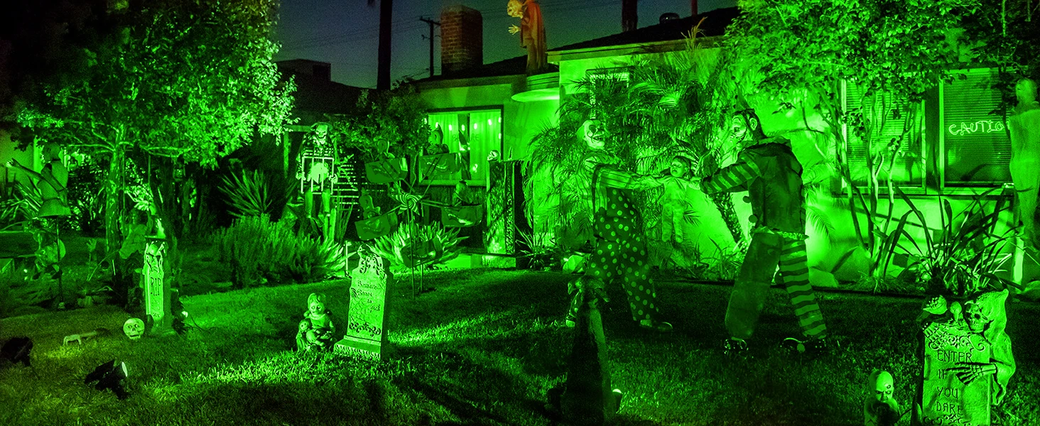 Description Picture 6 of item2PCS Solar Garden Light Outdoor IP65 Waterproof Landscape Lawn Spotlight Decoration 49LEDS Green Wall Lamp for Pathway