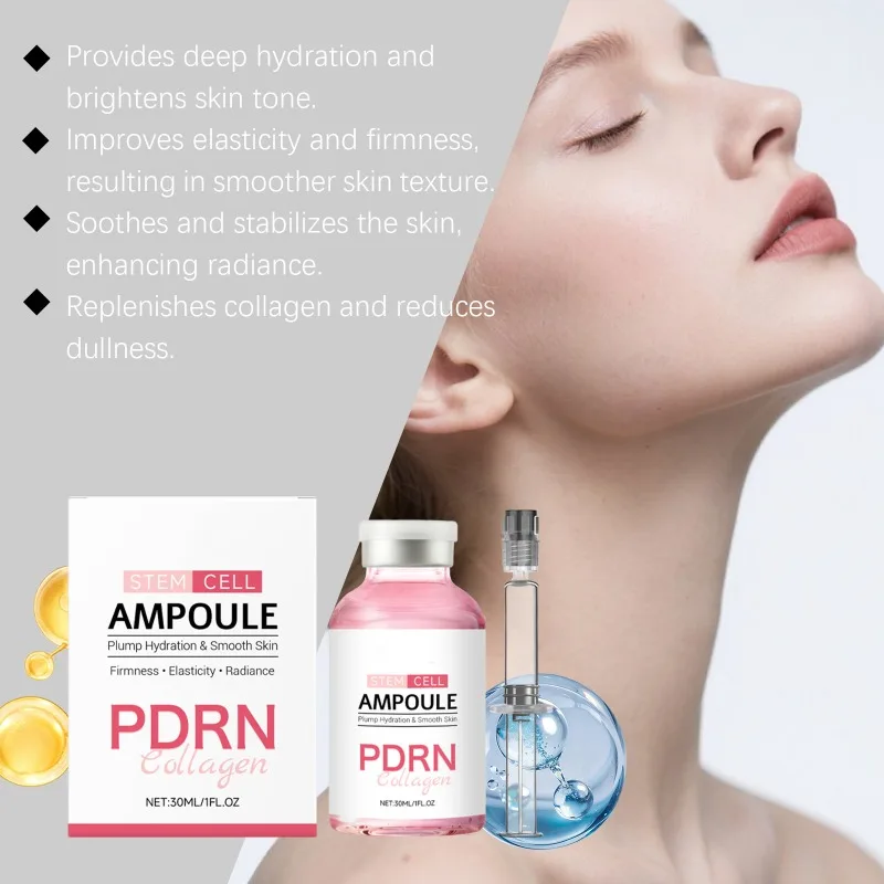 PDRN Salmon DNA Serum Ampoule Advanced Skincare Deep Repair Renew Skin Brighten Tone Strengthen Barrier Firming Facial Essence - immagine 5