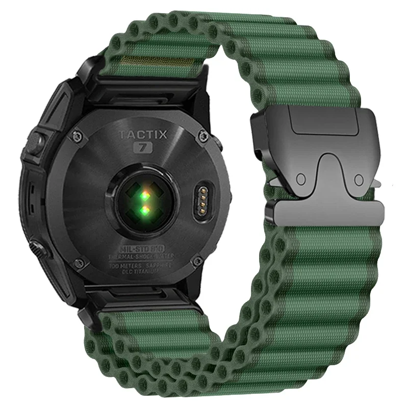 Premium 22mm Nylon Alpine Loop Sport Wristband Bracelet Accessories