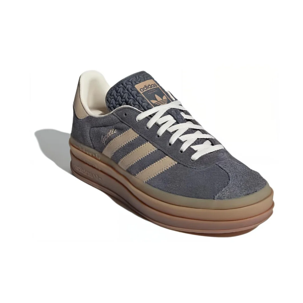 Adidas GAZELLE BOLD Thick Sole Heightened Women's Board Shoes Casual Sport Skateboarding Shoes comfortable Sneakers