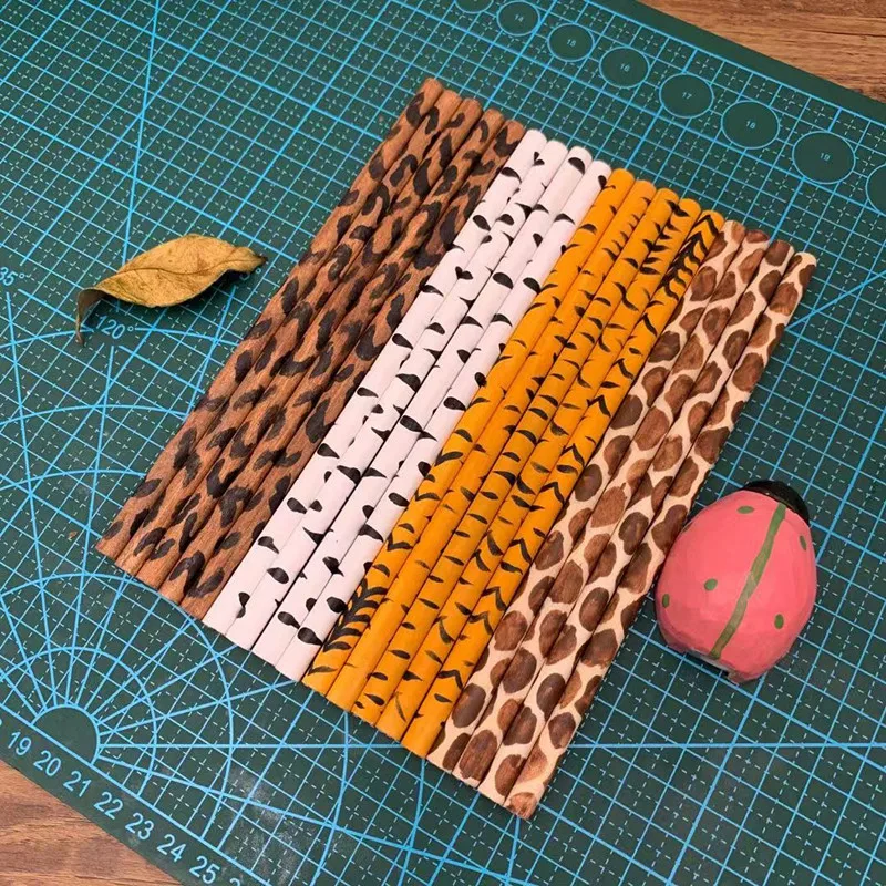 

5 шт. деревянный карандаш Hb, карандаш с рисунком животных, долговечный карандаш, Канцтовары для школы и офиса, профессиональный карандаш для рисования экзамена