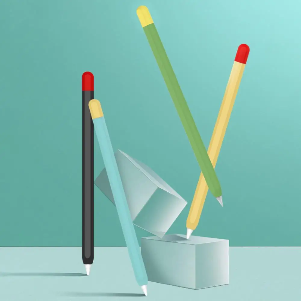 

Для Apple Pencil 1/2 силиконовый емкостный стилус чехол защитный рукав крышка для Apple Pencil 1/2 полное покрытие защитный рукав