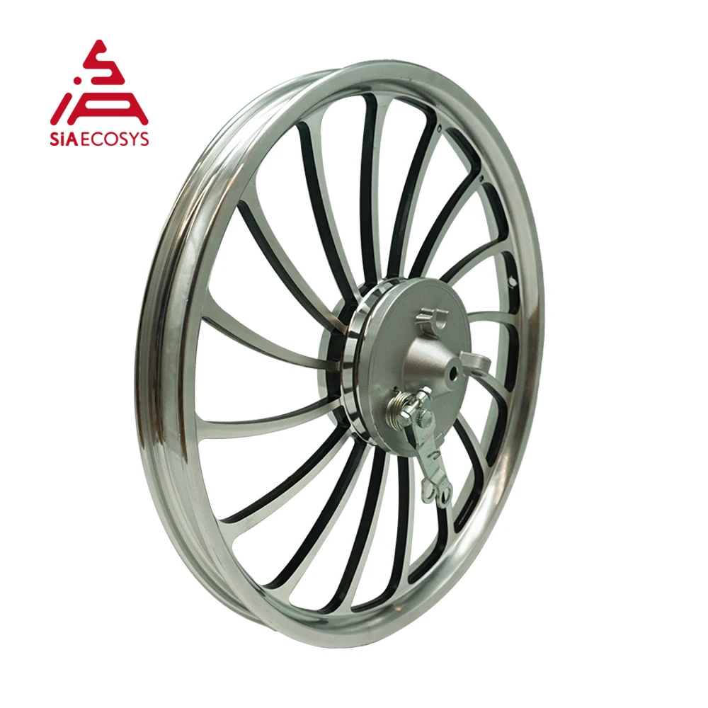 

20x2.125 Inch Bicycle Aluminum Front Wheel Rim With Drum Brake for Electric Bicycle Light Tricycle Quadricycle