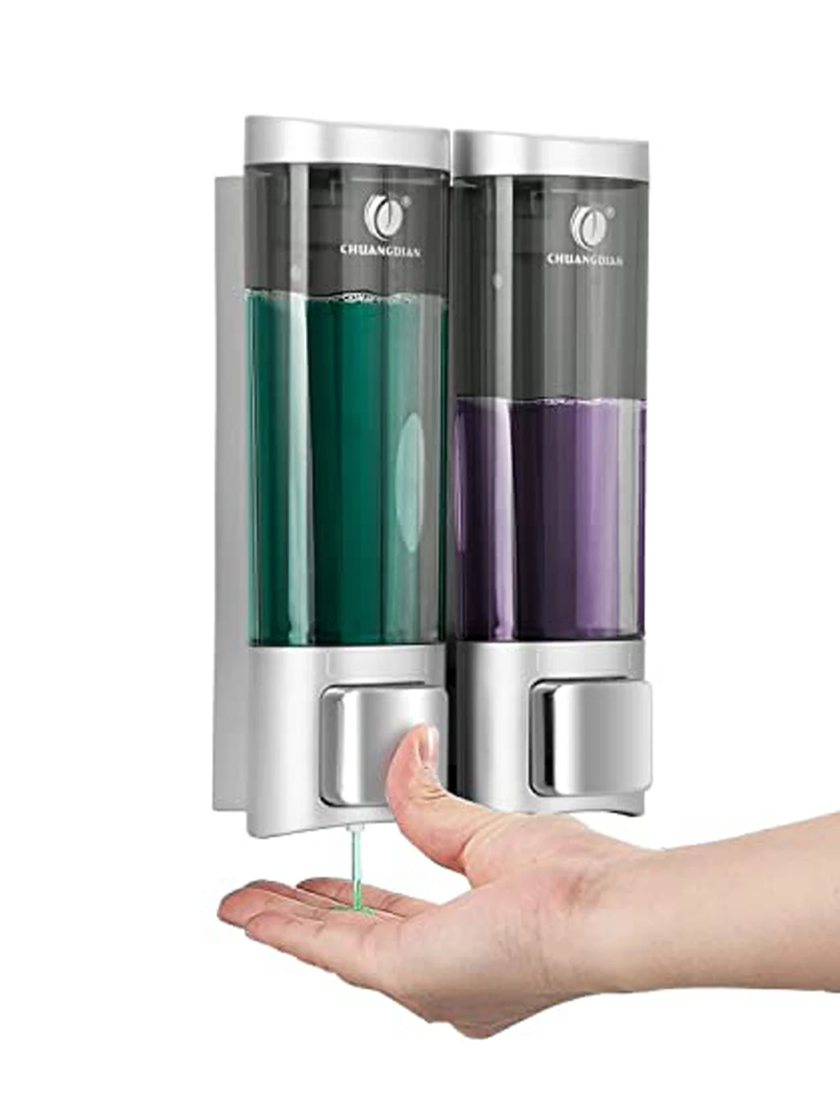 Bathroom Soap Dispenser Wall Monunt for Shower Gel Shampoo Conditioner Kitchen Dish Container Hand Body Wash Dispenser soap dispenser