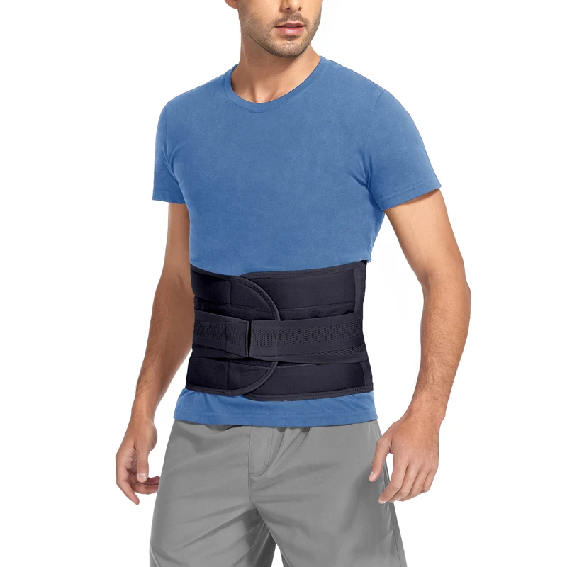 Waist Trimmer for Men Widening Body Shaper Waist Trainer Cinchers Abs Belt Wrap for Stomach and Back Lumbar Support